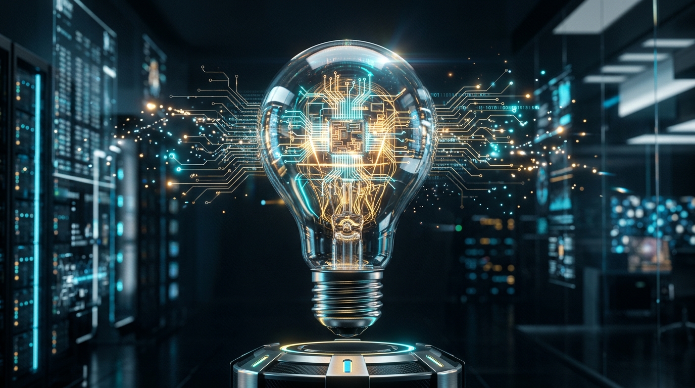Other Solutions - Creative Technology, Innovation and Glowing Lightbulb Imagery
